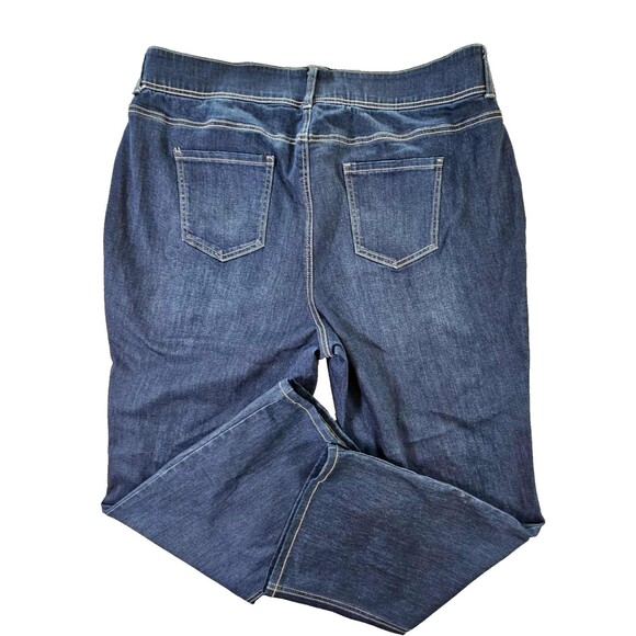 Alivia Ford Women’s Flare Jeans Size 20W High Rise Dark Wash Plus Size - Picture 2 of 9